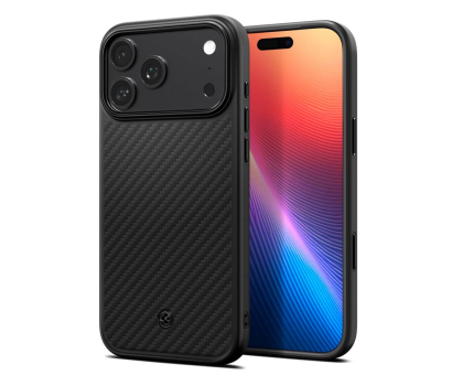 Etui do telefonów SPIGEN Enzo Aramid ”T” Mag Magsafe do Iphone 17 Pro Max Black 8800283310351